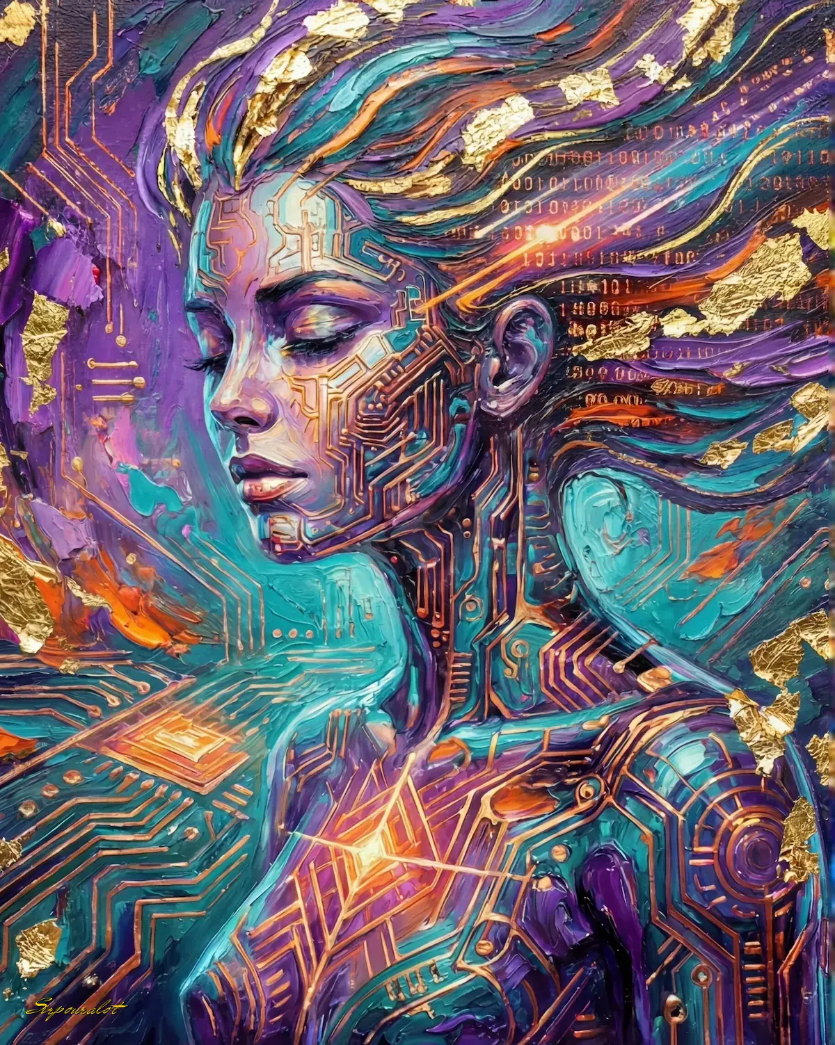 Ghost-in-the-Machine signed collector edition detail - High resolution 22,016px master crop